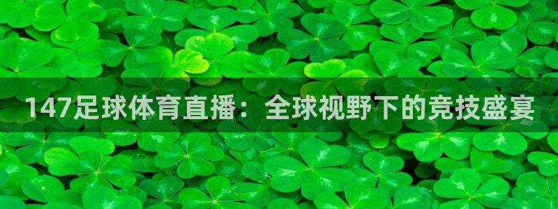 147足球体育直播：全球视野下的竞技盛宴