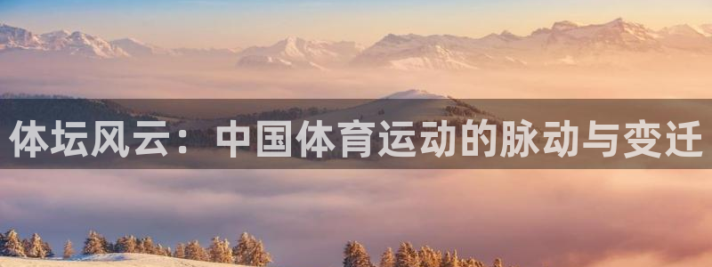 体坛风云：中国体育运动的脉动与变迁